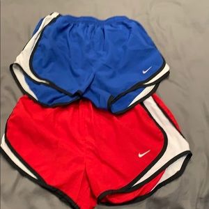 Nike Dri-fit running shorts both size small